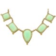 thumbnail image 1 of Mi Amore Necklace-Earring-Set Gold-Tone/Green, 1 of 3