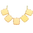 thumbnail image 1 of Mi Amore Necklace-Earring-Set Gold-Tone/Peach, 1 of 3