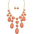 thumbnail image 1 of Mi Amore Necklace-Earring-Set Pink/Gold-Tone, 1 of 3
