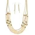thumbnail image 1 of Mi Amore Necklace-Earring-Set White/Pink, 1 of 3