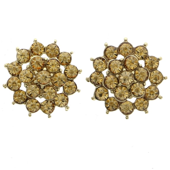 Mi Amore Post-Earrings Gold-Tone/Yellow