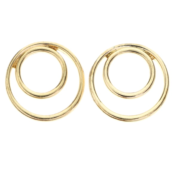 Mi Amore Post-Earrings Gold-Tone