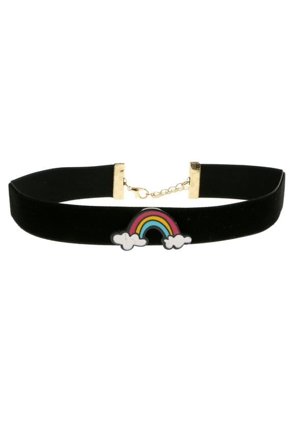 Rainbow Choker-Necklace Multicolor/Gold-Tone