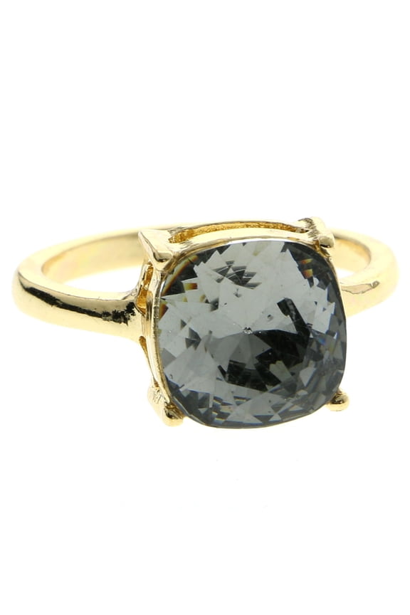 Sized-Ring Gold-Tone/Gray Size 7.00