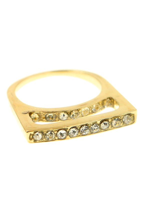 Sized-Ring Gold-Tone Size 8.00