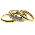 thumbnail image 1 of Mi Amore Stackable Crystal Multiple-Ring-Set Gold-Tone Size 8.00, 1 of 2