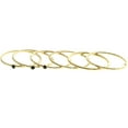 thumbnail image 1 of Mi Amore Stackable Faceted Multiple-Ring-Set Gold-Tone & Black Size 9.00, 1 of 2