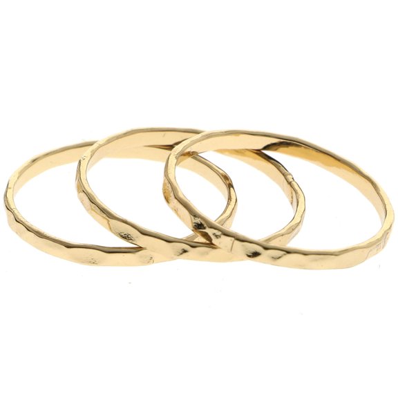 Mi Amore Stackable Multiple-Ring-Set Gold-Tone Size 9.00