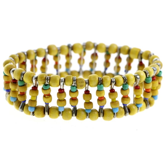 Mi Amore Stretch-Bracelet Yellow/Multicolor