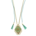 thumbnail image 1 of Mi Amore Tassel Statement-Necklace Multicolor/Gold-Tone, 1 of 3