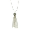 thumbnail image 1 of Mi Amore Tassels Adjustable Pendant-Necklace Silver-Tone, 1 of 3