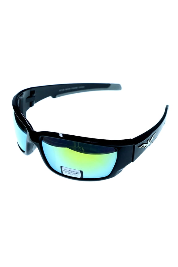 UV protection Shatter resistant Poly Carbonate Sport-Sunglasses Two-Tone & Multicolor