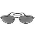 thumbnail image 1 of Mi Amore UV protection Shatter resistant Polycarbonate Aviator-Sunglasses Bronze-Tone & Black, 1 of 2