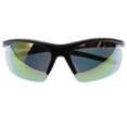 thumbnail image 1 of Mi Amore UV protection Shatter resistant Polycarbonate Semi-Rimless-Sunglasses Black & Red, 1 of 2