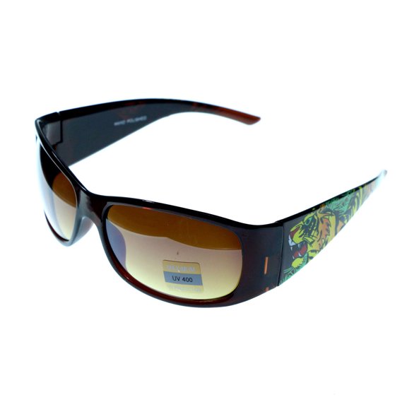 Mi Amore UV protection Tiger print Goggle-Sunglasses Brown Frame & Brown Lens