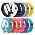 thumbnail image 1 of Mi Band Strap under $5! Yannianjz Small Soft TPE Replacement Wristband, Compatible Strap for Mi Band 4/3, Pure Color Silicone Watch Band, 1 of 9