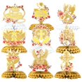 thumbnail image 2 of First Communion Centerpieces - 8PC God Bless Honeycomb Table Decor For Baptism Party 2 of 14