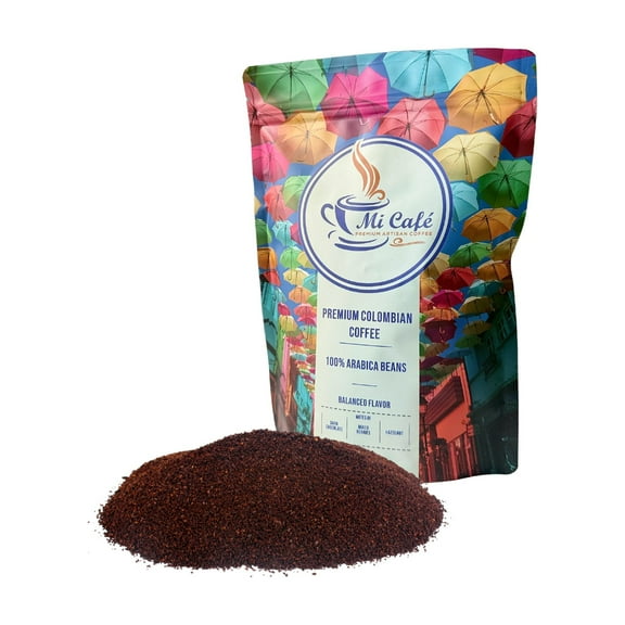 Mi Cafe - Premium Artisan Colombian Coffee - Grounded Coffee - 12 oz.