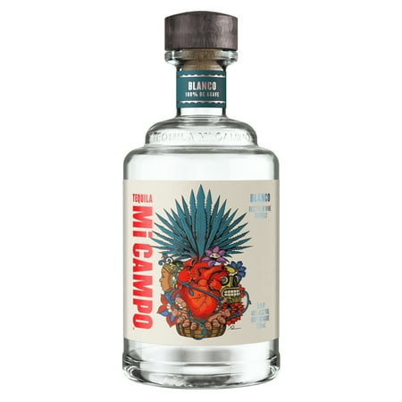 Mi Campo Blanco Tequila, 750 ml Bottle, 40% ABV