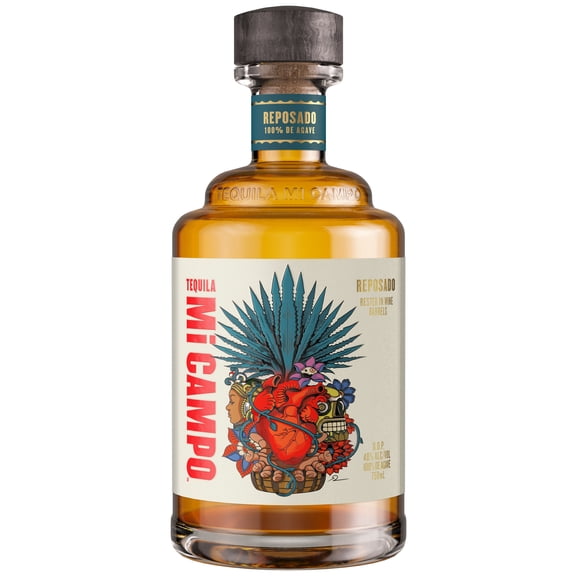 Mi Campo Reposado Tequila, 750 ml Bottle, 40% ABV