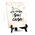 thumbnail image 1 of Mi Casa Su Casa Table or Counter Sign with Easel Stand, 6" x 8", 1 of 4