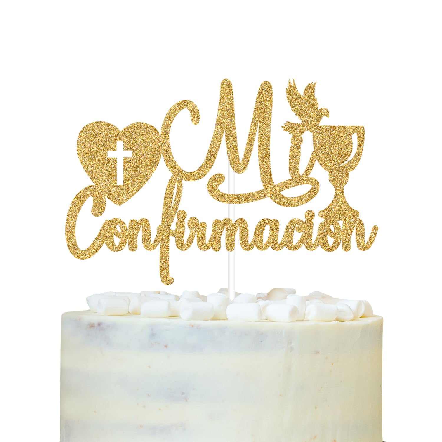 Mi Confirmacion Cake TWE5 Topper, First Holy Commuion, Mi Primera ...
