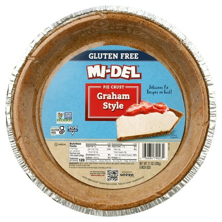 Mi-Del Gluten Free Graham Style Pie Crust, 7.1oz Ready to Eat