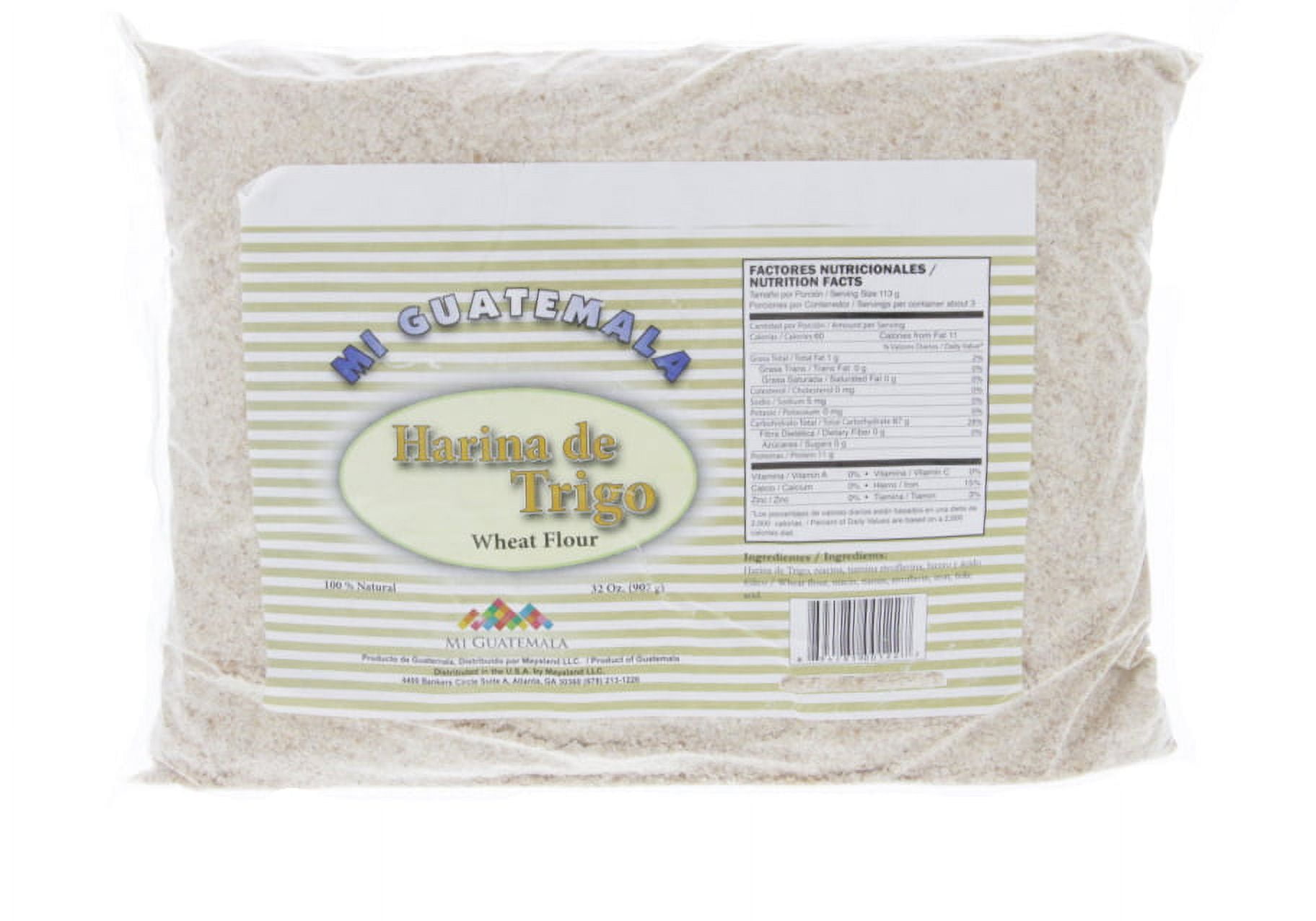 Mi Guatemala Wheat Flour 32oz - Harina de Trigo (Pack of 12)