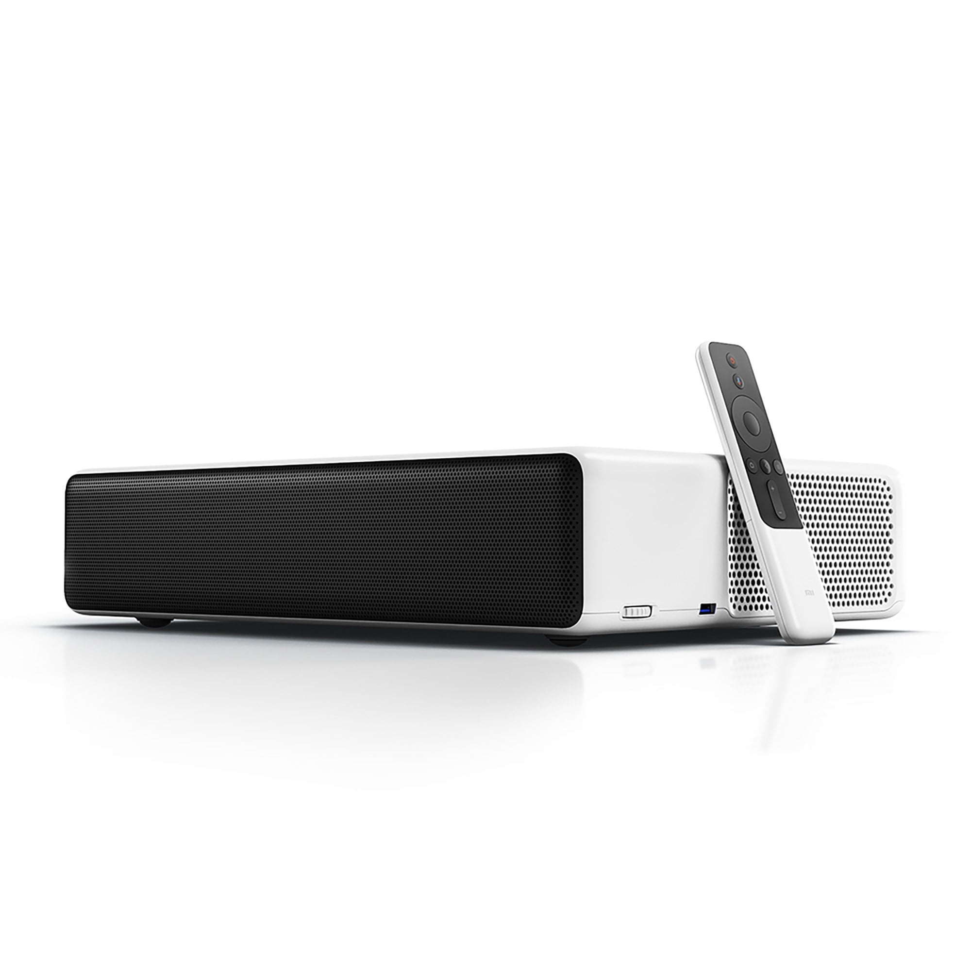 Mi MJJGYY02FM Laser Ultra-Short Throw Projector 150 inch, Built-In Android  TV, Google Assistant, Dolby Stereo Speakers