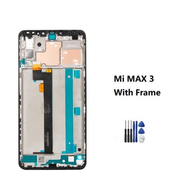 Mi Max 3 Black Touch Screen LCD Display With Frame