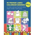 thumbnail image 1 of Mi Primer Libro Colorear Grande con Early Learning Flashcards Ni�os Juego 1-6 a�os Espa�ol gallego: Mis primeras palabra, 1 of 1