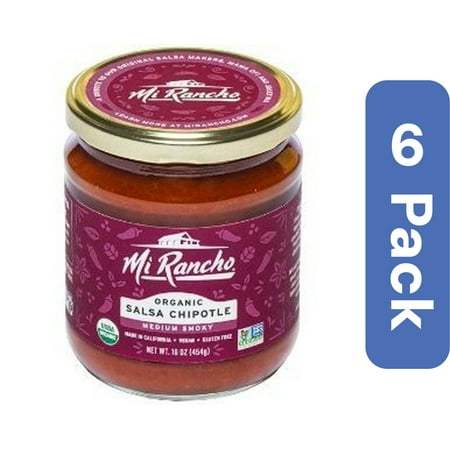 Mi Rancho Organic Chipotle Salsa 16 oz (Pack Of 6)