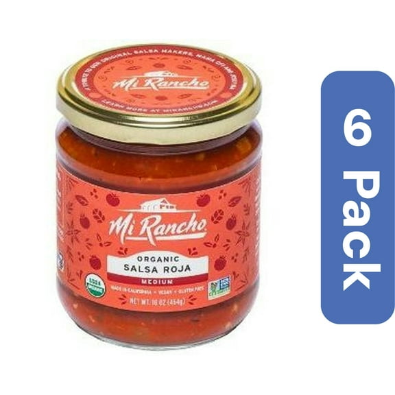 Mi Rancho Organic Roja Salsa 16 oz (Pack Of 6)