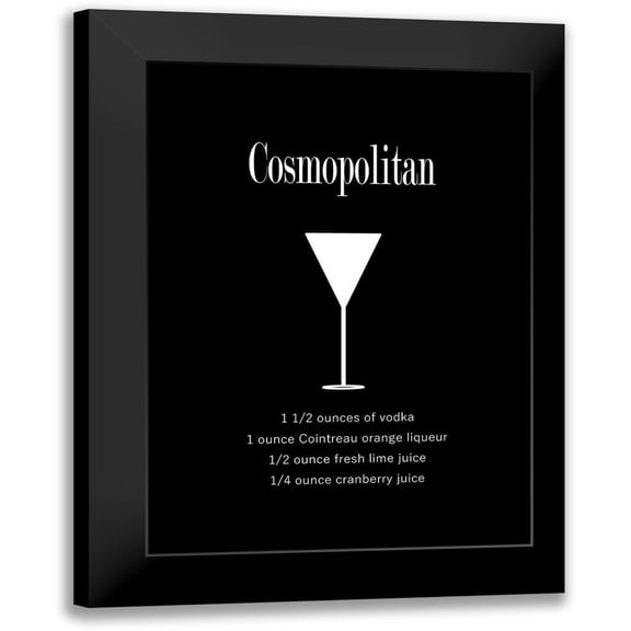Mi, Suki 11x14 Black Modern Framed Museum Art Print Titled - Cosmopolitan