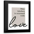thumbnail image 1 of Mi, Suki 11x14 Black Modern Framed Museum Art Print Titled - Seasoned with Love, 1 of 5