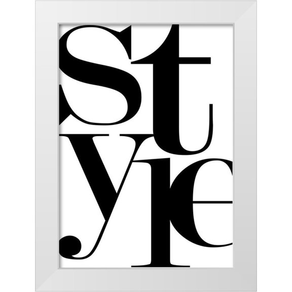 Mi, Suki 11x14 White Modern Wood Framed Museum Art Print Titled - Style