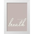 thumbnail image 1 of Mi, Suki 11x14 White Modern Wood Framed Museum Art Print Titled - Take a Deep Breath, 1 of 4