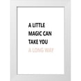 thumbnail image 1 of Mi, Suki 14x18 White Modern Wood Framed Museum Art Print Titled - A Little Magic, 1 of 4