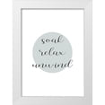 thumbnail image 1 of Mi, Suki 24x32 White Modern Wood Framed Museum Art Print Titled - Relax-Unwind, 1 of 4