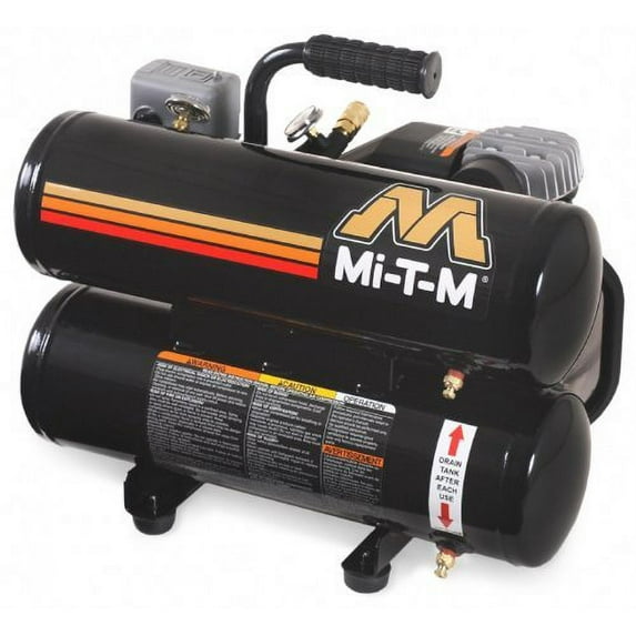 Mi-T-M AC1-HE02-05M1 Hand Carry Electric Air Compressor, 5-Gallon, Single Stage, 2-HP, 120 V, 15.0 A