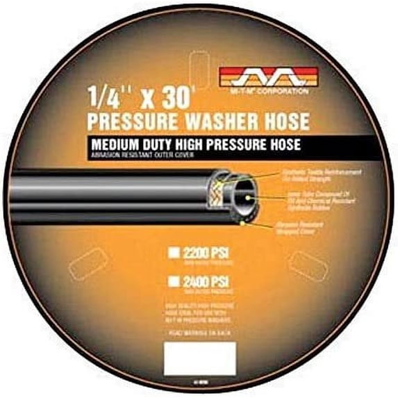 Mi T M AW-0015-0239 30' Pressure Washer Hose