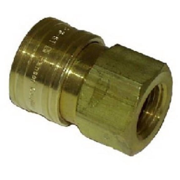 MI T M CORP 3/8 F x 3/8 FPT QC Pressure Washer Socket AW-0017-0004