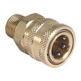 thumbnail image 1 of Mi-T-M AW-0017-0007 Pressure Washer Quick Connect Socket, Brass, 3/8 MNPT x 3/8 In. - Quantity 4, 1 of 1