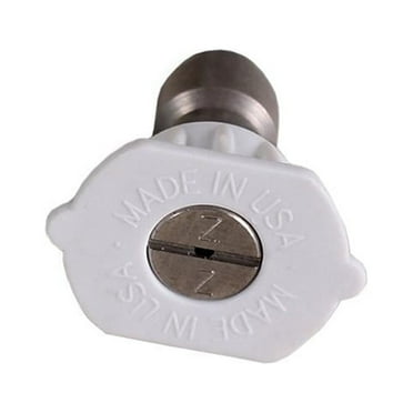Mi-T-M AW-0018-0304 High-Pressure Nozzle, 40 Degrees, 3.0 Orifice, White - Quantity 4