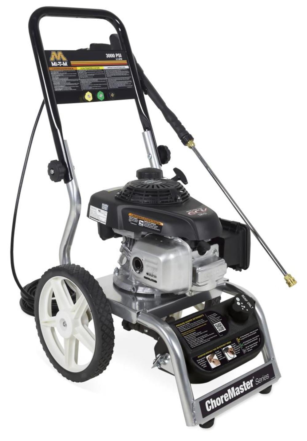 Mi-T-M CV-3000-4MHC Pressure Washer, 3,000 PSI, 187cc Honda Engine - Quantity 1