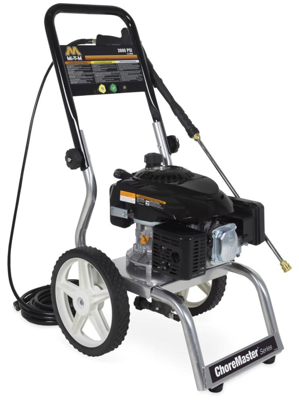 Mi-T-M ChoreMaster Gas Pressure Washer 2600 PSI Cold Water - 2.2 GPM