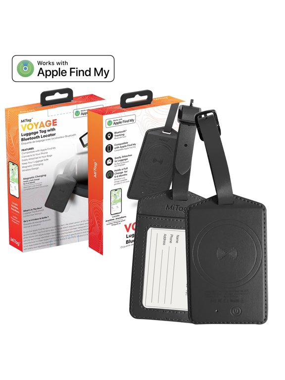Find My Luggage Tag , Bluetooth luggage tag tracker , Apple Find My luggage tracker