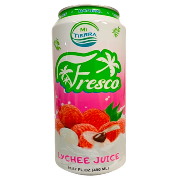 Mi Tierra Natural Lychee Juice, 16.57oz Bottle