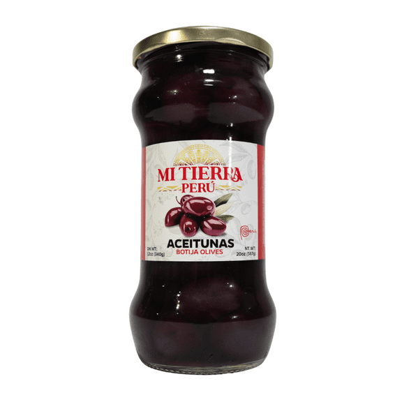 Mi Tierra Peru Aceitunas Botija Olives x 20 oz.