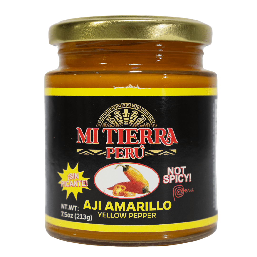 Mi Tierra Peru Aji Amarillo Yellow Pepper Non Spicy Sin Picante x 7.5 oz